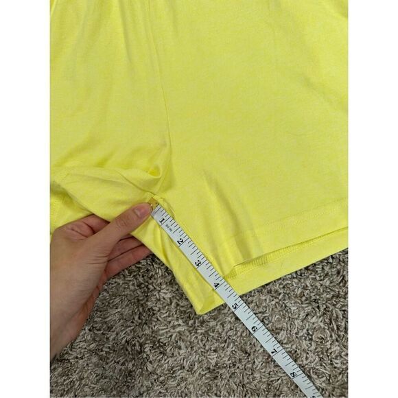Zyia Active Lemon Laguna Downtime Romper RC Neon Drawstring Waistband Pockets L - Picture 9 of 12